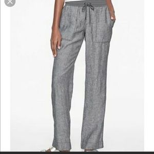 Athleta 6 Tall Linen Bali Pants